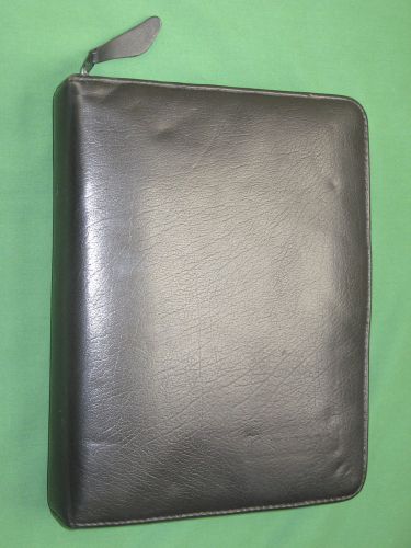 Classic ~1.5&#034;~  leather franklin covey quest vintage planner organizer binder 56 for sale