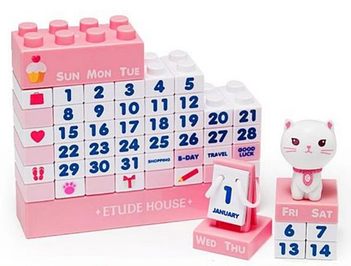 [ETUDE HOUSE] Toy Block Calendar + Free Gift Sample
