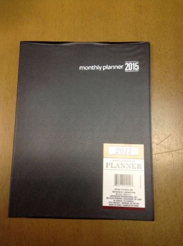 Brand new 2015 black monthly planner for sale