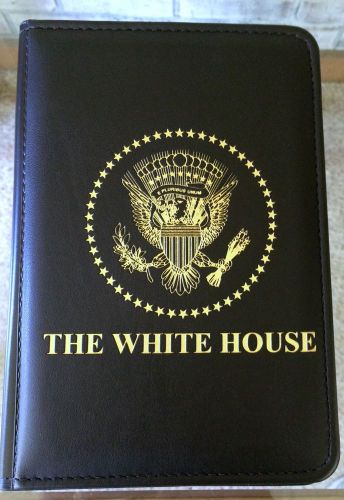 White house staff notepad portfolio~w/ presidential seal~white house issue only for sale