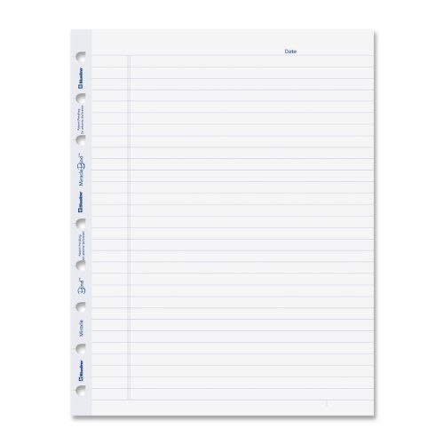 Blueline Miraclebind Notebook Refill Sheet - 25 Sheet - Ruled - 9.25&#034; (afr9050r)
