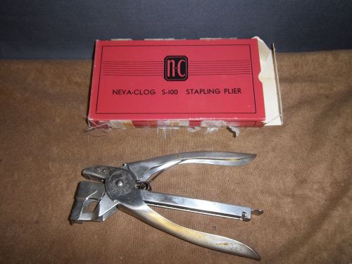 Vintage Neva-Clog S100 Stapling Pliers