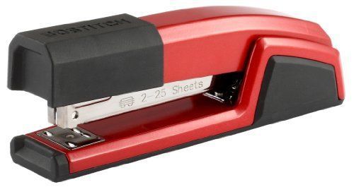Stanley-bostitch Epic Executive Desktop Stapler - 25 Sheets Capacity - (b777red)