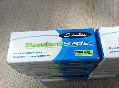 Swingline Standard Staples Box 5000 New Stapler Office Desk Supplies 6 packs