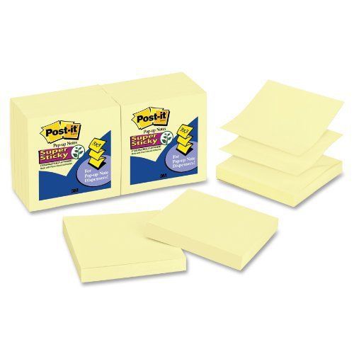 Post-it Super Sticky Pop-up Note Refill - Self-adhesive, (r33012sscy)