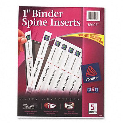 Avery - Binder Spine Insert (89103) by