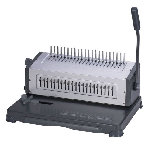 New heavy duty cerlox comb binding machine,comb cerlox binder,metal based 25/580 for sale