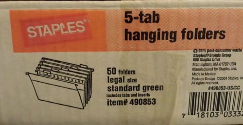 5 tab staples 50 hanging folders