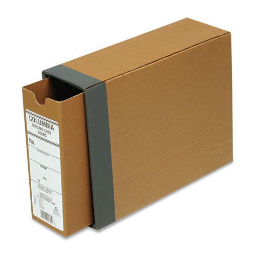 Recycled fiberboard binding case, 11 x 8-1/2, 2-1/2&#034; capacity, kraft for sale