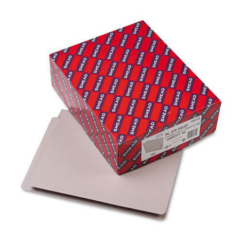 Smead Smd-25310 Gray End Tab File Folder Letter Straight Cut 100/Box