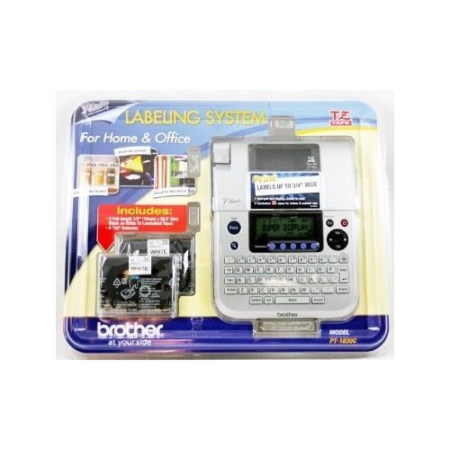 Nib brother labeling system pt-1380c label maker tz tapes easy to use cd tape for sale