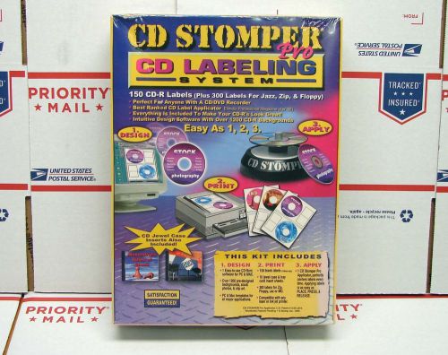 CD STOMPER PRO CD LABELING SYSTEM NEW