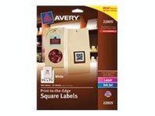 Avery Easy Peel Print-to-the-Edge - Permanent adhesive labels - white - 1. 22805