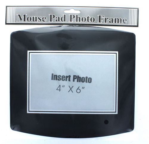 Photo Mouse Pad Black Custom 4&#034; x 6&#034; Picture Insert