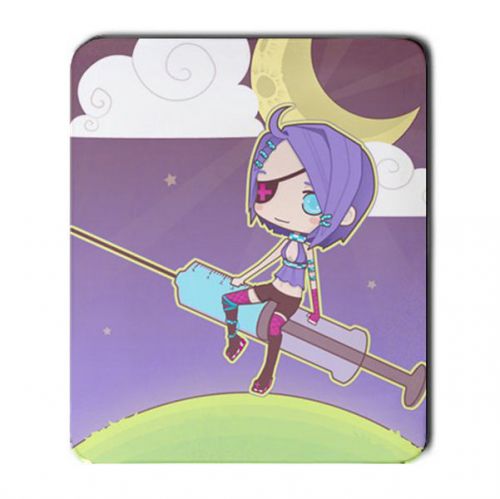 Flying Needle Cute Pirate vibrant pc mouse pad