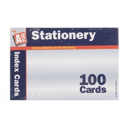 Index Cards 100 Pack Note Revision Organiser School Uni Stationary Accessory