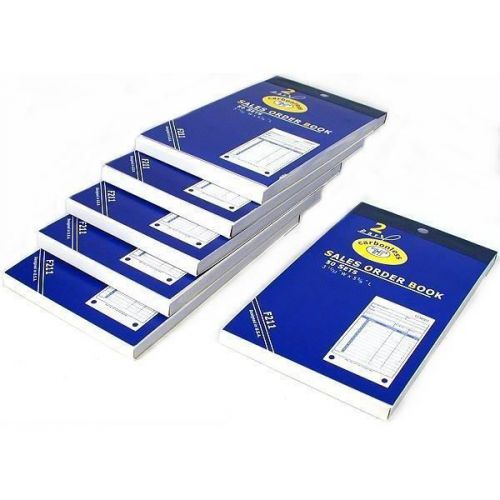 6 Sales Order Receipt Book Carbonless Record Sheet Form