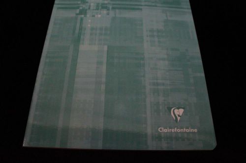 Clairefontaine Staplebound Notebook  8&#034; X 11&#034; Lined Turquoise