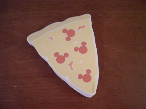 Disney Theme Parks Authentic Self Stick Note Pad - Pizza