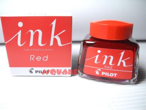 Pilot Ink-30 30ml Bottled Ink For Fountain Pen, Red