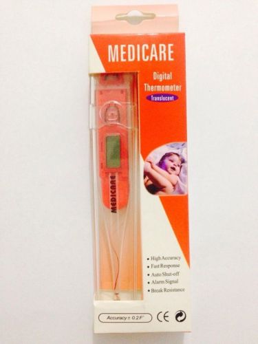 Medicare Digital Fever Thermometer Translucent,  Sensor Tip Beeper Sound