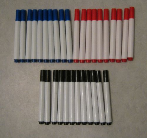 Dry Erase Whiteboard Marker x32 (Red, Black, Blue)