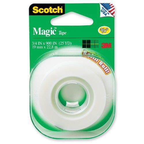 Scotch Magic Invisible Tape - 0.75&#034; Width X 41.67 Ft Length - Writable (mmm205)