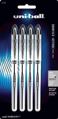 Uni-ball vision elite rollerball pen - bold pen point type - 0.8 mm (67180pp) for sale