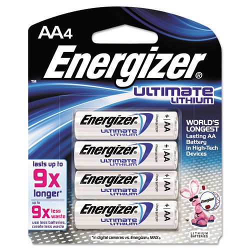 96 Energizer e_ Lithium Batteries, AA - EVEL91BP4