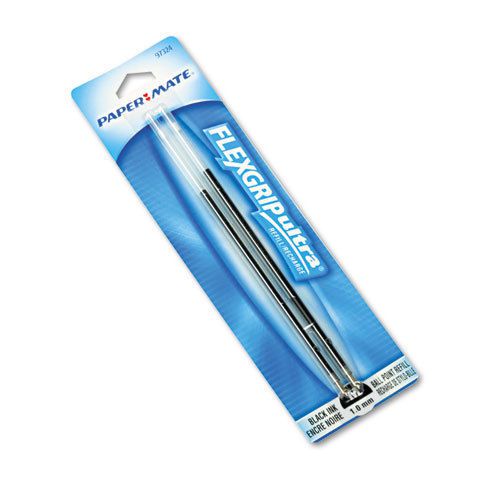 Papmte Refills For Flexgrip Elite &amp; Ultra Ballpoint Pens, Medium, Black, 2/Pack