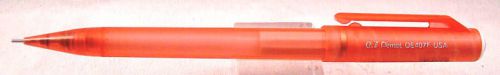 Pentel Twist Erase FROST red .07mm pencil