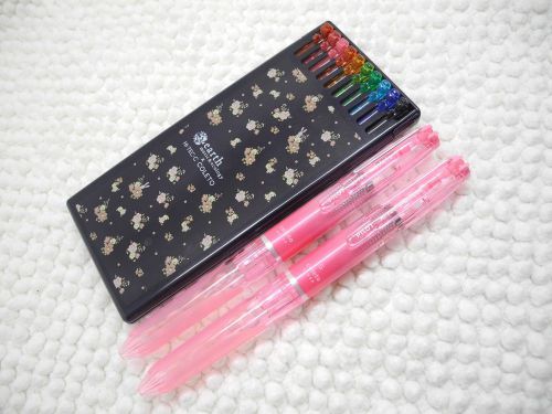 Pink x2 Pilot Hi-Tec-C Coleto 0.4mm 10 refill  w/case Japan Limited Edition(DL