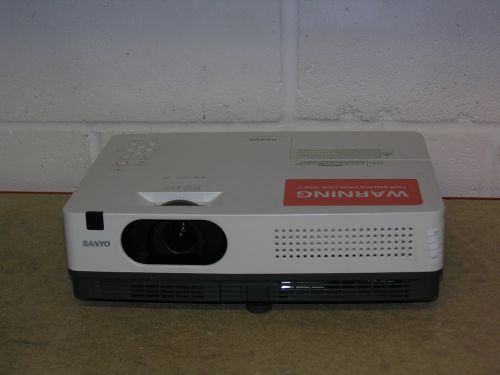 Sanyo plc-xe34 2000 ansi professional multimedia projector 1898 lamp hours for sale