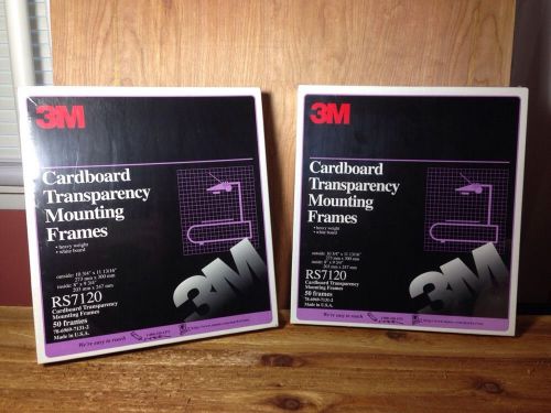 2 Sets 3M Cardboard Transparency Mounting Frames RS7120 RS 7120 Fast Shipping