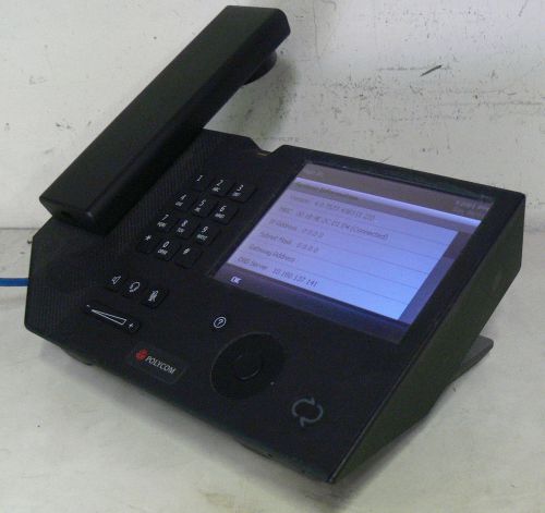 * lot of 4 * polycom cx700 ip poe touchscreen voip phone * for sale