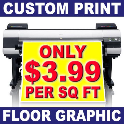 Custom floor sticker printing indoor floor decal floor advertising free coating for sale