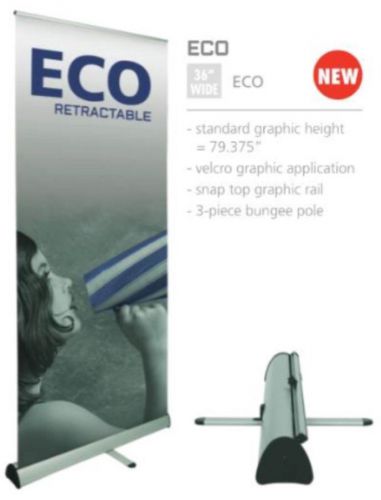 Retractable Roll Up Banner Stand ECO