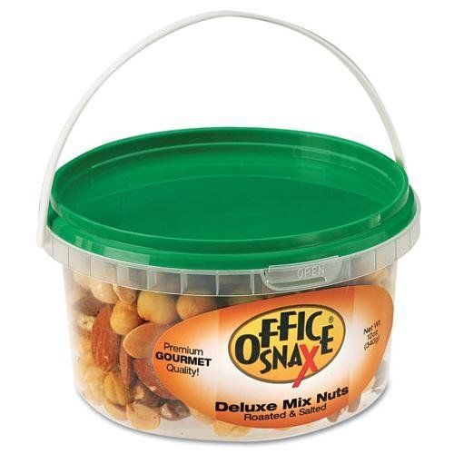 Office Snax Roasted And Salted Mixed Nuts - Cashew, Almond, Hazelnut, (00054)
