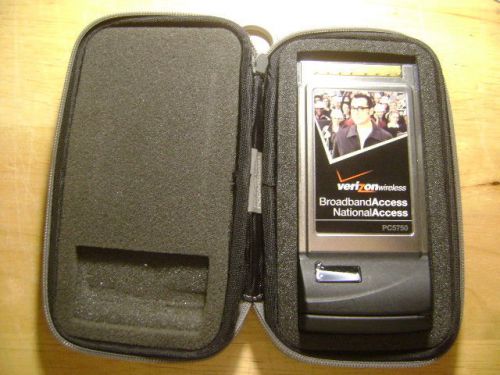 VERIZON Broadband Wireless Access with the PC5750 PC laptop card and case