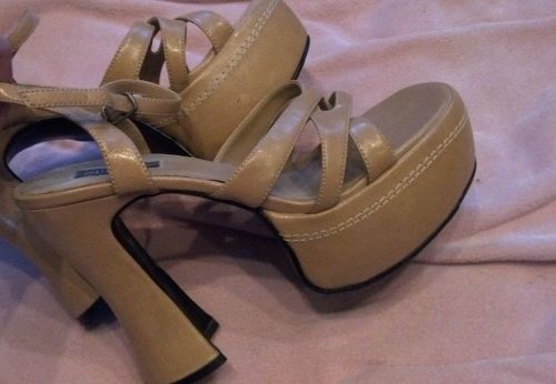 Splash Platform Sandals 5&#034; Chunky Heels 9 dancer entertainer stripper shoes SMF