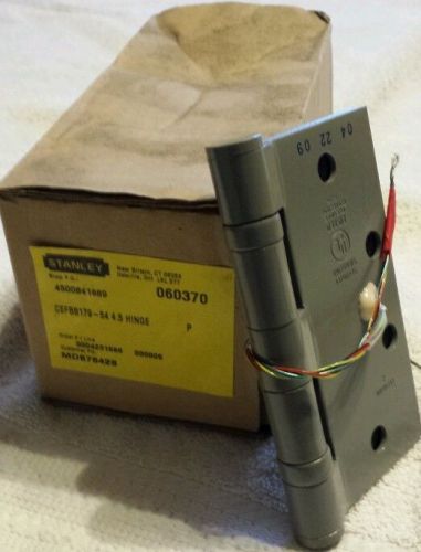 Stanley cefbb179-54 concealed 4 wire hinge 4.5&#034;x4.5&#034; for sale