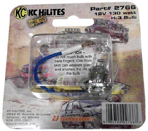 Kc hilites 2766 130w h3 halogen bulb brand new! for sale