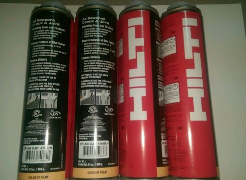 Hilti CF-AS CJP FIREBLOCK FOAM 4 cans