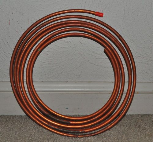 3/8 soft copper refrigeration tubing 18 ft remnant for sale