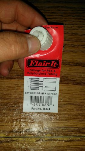 2(TWO) SWV COUPLING 3/8 P X 1/2 FPT BSP-Flair It Fittings Part # 16874