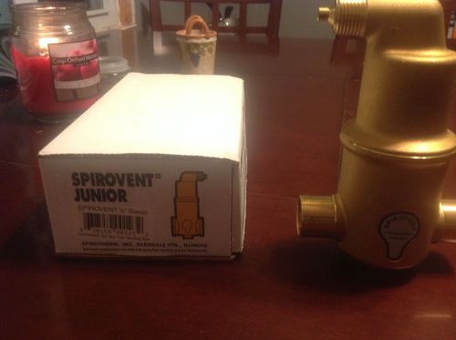 3/4&#034; Sweat Spirovent Jr Air Eliminator by Spirotherm, VJS075 (BRAND NEW)