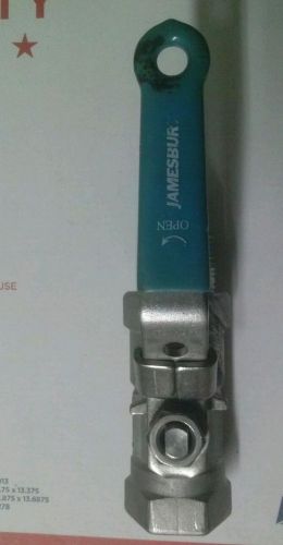 Jamesbury 316 stainless steel  ball valve 1&#034; npt female end cf8m 2000  wog for sale