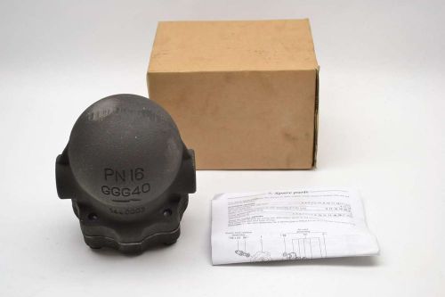 New spirax sarco ft14-4.5 3/4 in npt iron 65psi steam trap b445306 for sale
