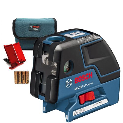 Bosch GCL 25 Professional Cordless Line Laser Two-in-One Combi 5point Cross-Line