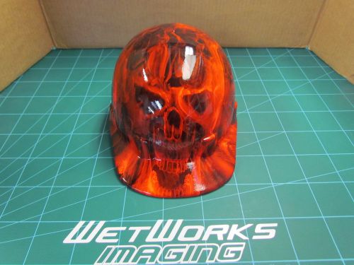 Custom hydro dipped hard hats, new design looks killer!!!! inferno xl skulls for sale
